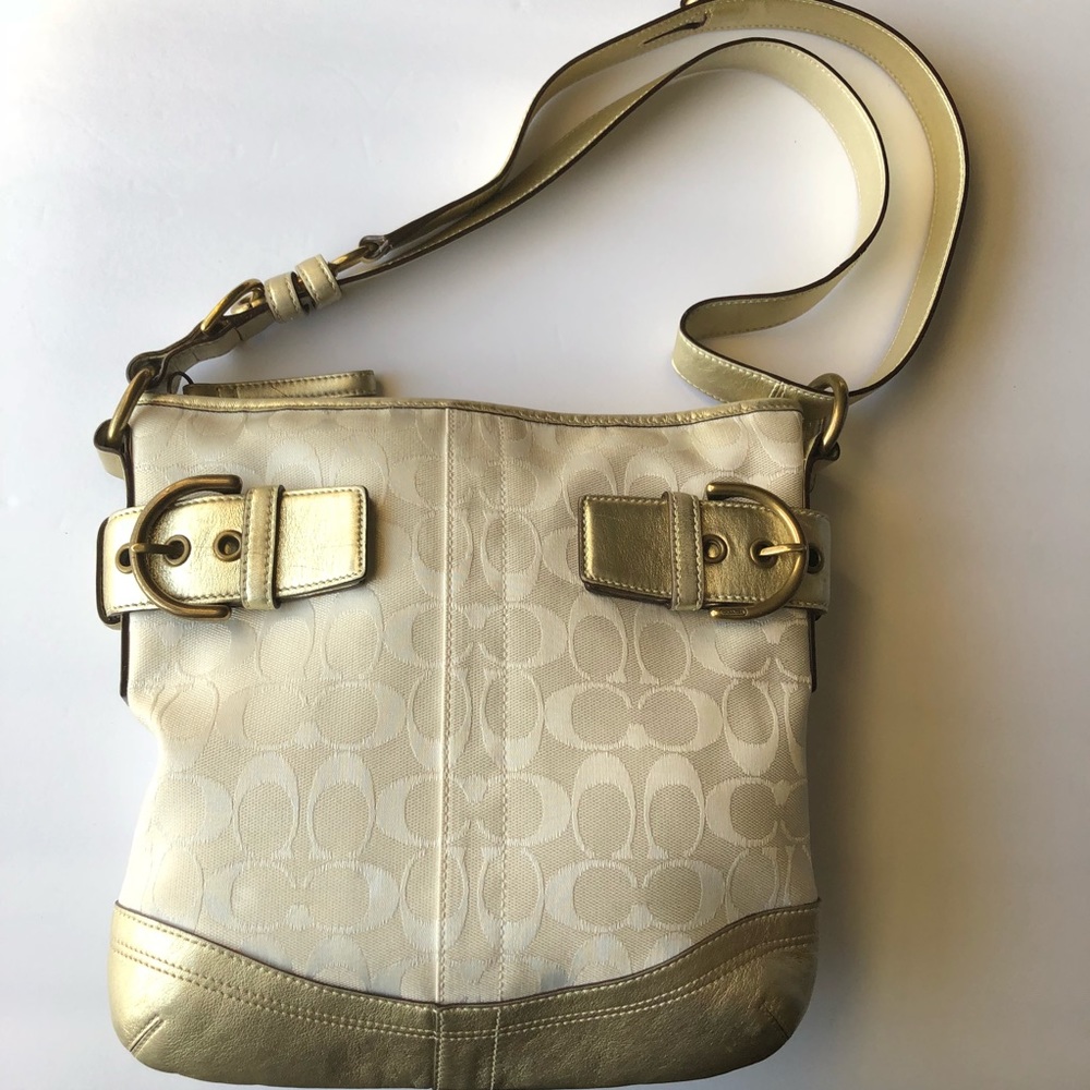 COACH Signature Canvas Soho Crossbody Bag